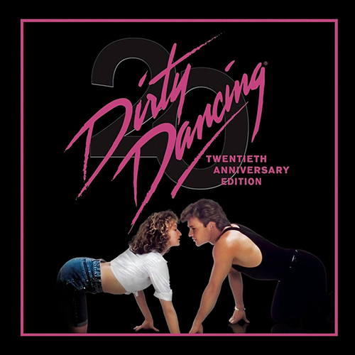 Logo du film Dirty Dancing revisité avec une touche tropicale, évoquant l’univers ensoleillé et exotique d’une Piña Colada — une invitation à danser et à siroter un cocktail emblématique des années 80